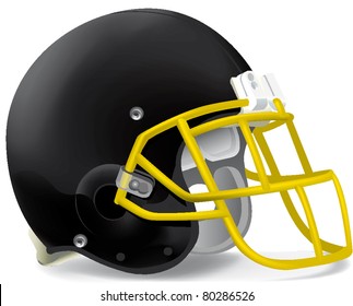 Similar Images, Stock Photos & Vectors of Helmet football yellow
