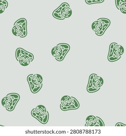 helminth meat parasite glyph vector seamless pattern. helminth meat parasite thin illustration