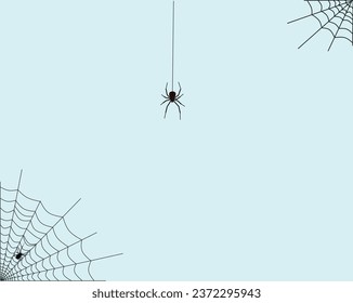 helowen concept spider. web of spiders and spiders