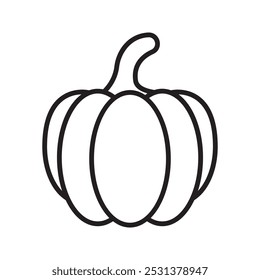 Helowen pumpkin vector icon. Halloween icons