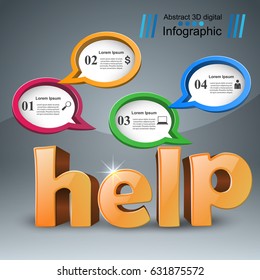 Help 3d business infographics.