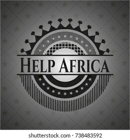 Help Africa dark emblem