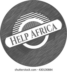 Help Africa pencil effect