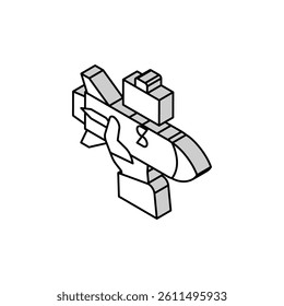 help with business basics isometric icon vector. help with business basics sign. isolated symbol illustration