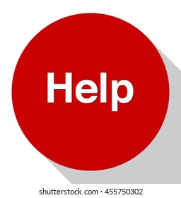 Help Button Stock Vector (Royalty Free) 455750302 | Shutterstock