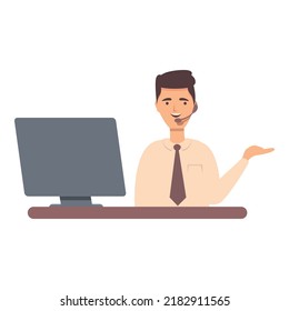 Help call icon cartoon vector. Advice team. People patient