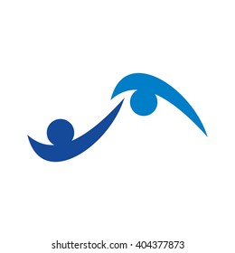 help and care logo vector.