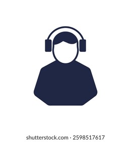 help center icons isolated on White Background. Flat style design