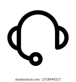 Hilfe-Center-Symbol für moderne Linien. Professionelles minimales Vektorsymbol, das Support-Unterstützung und Kundendienst darstellt.
