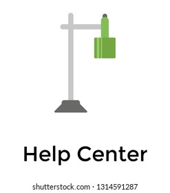 Help centre flat icon design 