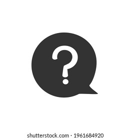 Help chat icon. Vector illustration.