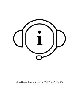 Helpdesk-Symbol. Bestätigung, Klärungszentrum. Q und A Symbol - Vektorgrafik.