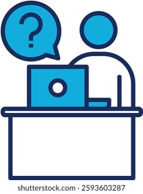 Help Desk Icon Element For Design