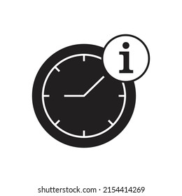 Help desk time icon design. vector illustration