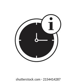 Help desk time icon design. vector illustration