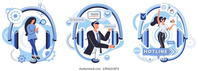 Help desk vector illustration. A help desk consultation is bridge between users and complex world information technology In business landscape, help desk is backbone efficient online communication