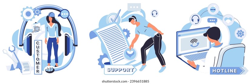 Help desk vector illustration. The help desk is guardian angel information technology, ensuring smooth online operations In vast cyberspace, help desk stands as beacon professional assistance