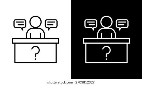 Help Desk Diseño de conjunto de iconos blancos