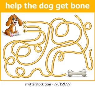 Help The Dog Get Bone