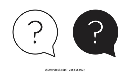 Help Filled flat icons set for apps and web ui designs.
