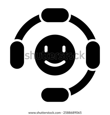 Help Glyph Icon Design For Personal And Commercial Use