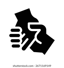 help glyph icon illustration vector graphic. Simple element illustration vector graphic, suitable for app, websites, and presentations isolated on white background