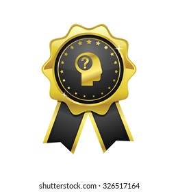 Help golden Vector Icon Design