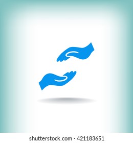 Help hand icon