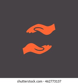 Help hand icon Flat.