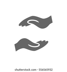 Help hand icon Flat.
