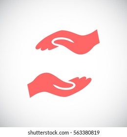 Help hand icon Flat.