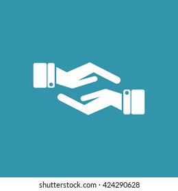 Help, Helping hand Icon. Eps-10.