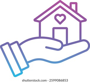 Help Homeless vector icon. Can be used for printing, mobile and web applications.