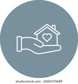 Help Homeless vector icon. Can be used for printing, mobile and web applications.