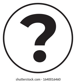 Help icon. Can be used for additional posters, movies, videos, photos, advertisements, etc. Editable vector.