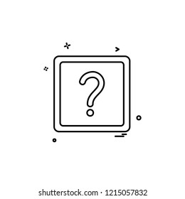 Help icon design vector
