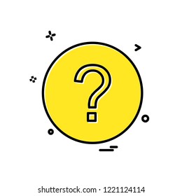 Help icon design vector