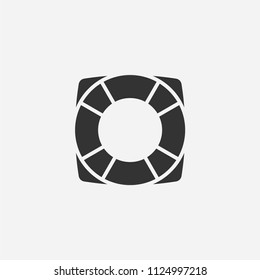 Help icon illustration,vector safety sign symbol