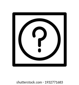 Icono de ayuda o logotipo símbolo de signo aislado ilustración vectorial - iconos vectoriales de estilo negro de alta calidad
