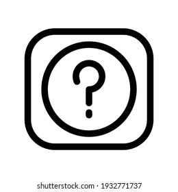 Icono de ayuda o logotipo símbolo de signo aislado ilustración vectorial - iconos vectoriales de estilo negro de alta calidad
