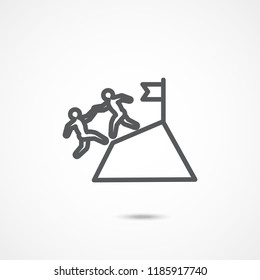 Help icon on white background