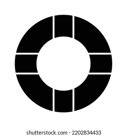 Hilfe-Symbol auf weißem Hintergrund
