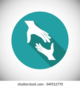 Help icon. One of set web icons