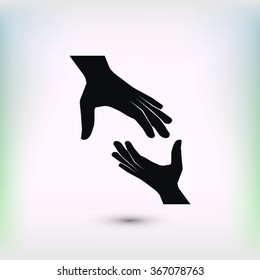 Help icon. One of set web icons
