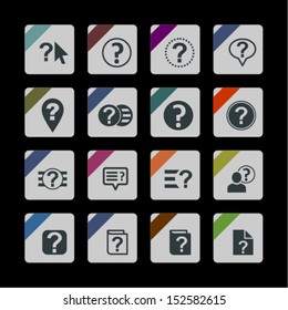 Help icon set