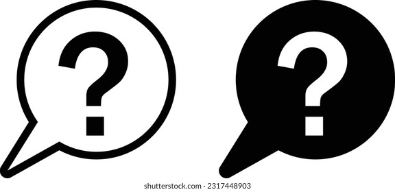 Help icon sheet, simple trendy flat style line and solid Isolated vector illustration on white background. For apps, logo, websites, symbol , UI, UX, graphic and web design. EPS 10.