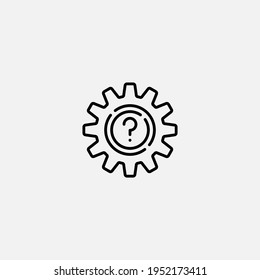 Vector de signo de icono de ayuda,Símbolo, ilustración de logotipo para web y móvil