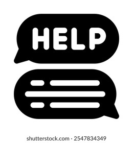 help icon with style glyph