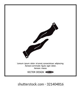Help icon, vector illustration.