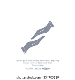 Help icon, vector illustration.